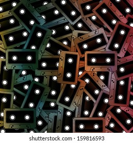 audio background cassette classic coil dance design