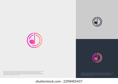 Audio beat icon play illustration concept logo template flat style. Voice equalizer idea. Modern creative vector
