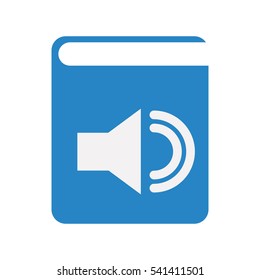 audio book electronic icon vector illustration design