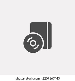 Audio book icon sign vector,Symbol, logo illustration for web and mobile