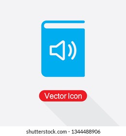 Audio Book Icon Vector Illustration Ep10