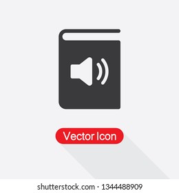 Audio Book Icon Vector Illustration Ep10