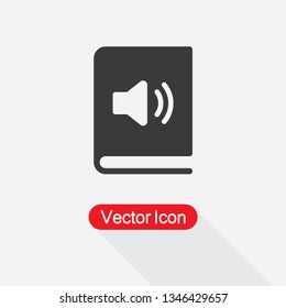 Audio Book Icon Vector Illustration Eps10