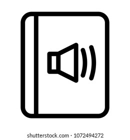 Audio Book Isolated