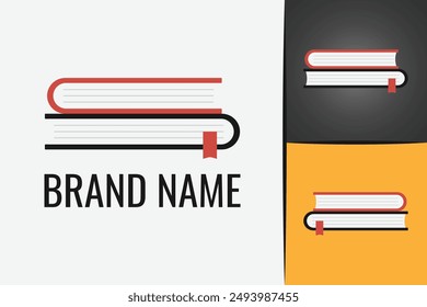 Audio Book store logo education Digital library. Literature emblem. knowledge logotype symbol