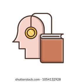 Audio book vector icon