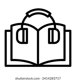 Vektorgrafik-Motiv für Audio-Buch