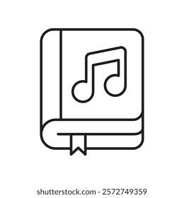 Audio Books icon with white background vector stock illustration