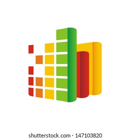 Audio books sign. Vector Illustration.
Branding Identity Corporate vector logo design template Isolated on a white background