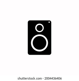 Audio box icon vector on a white background