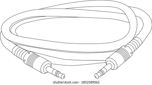 Mini jack de 3,5 mm por cable de audio