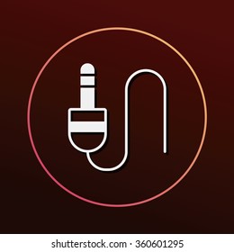 Audio cable icon