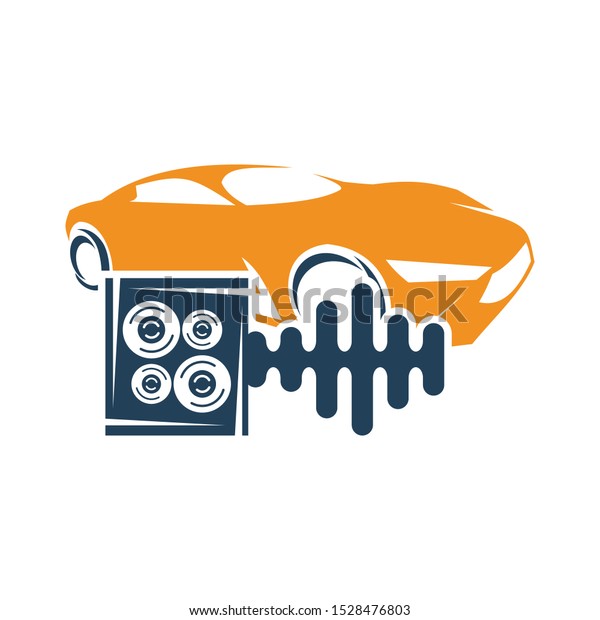 Audio Car Logo Template set Icon Symbol Vector