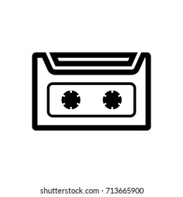 Audio cassette icon .edge 