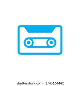 audio cassette icon , tape record icon