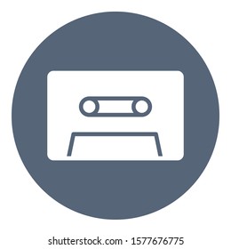 
Audio cassette  Isolated Vector Icon fully editable
