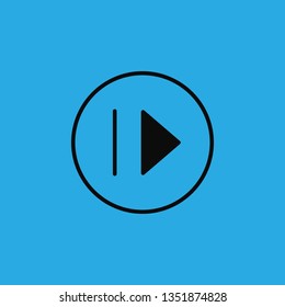 audio cassette player buttons icon vector