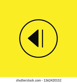 audio cassette player buttons icon vector