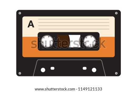 Audio Cassette Tape Vector Mockup