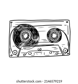Ilustración vectorial de audio aislada en fondo blanco