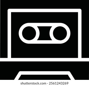 audio cassette vector image illustration