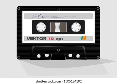 audio cassette in vector,retro audio cassette,cassette, audio, tape, retro, vintage, music, 80s, background, record, old, isolated, vector, sound, media, stereo, obsolete, white, listen, casette, play