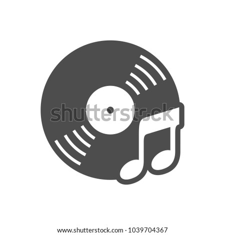 Audio CD Music Simple Icon Design