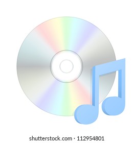 Audio compact disk icon