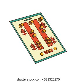 audio console professional icon vector illustration design