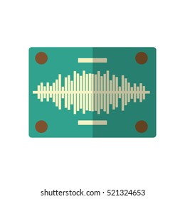audio console professional icon vector illustration design