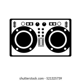 audio console professional icon vector illustration design