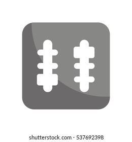 audio console professional icon vector illustration design
