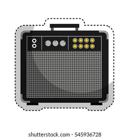audio console professional icon vector illustration design