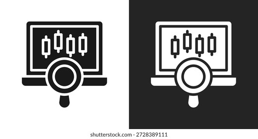 Icono De Control De Audio En Estilo De Glifo En Blanco Y Negro