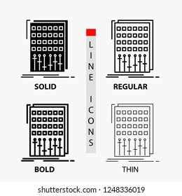 Audio, control, mix, mixer, studio Icon in Thin, Regular, Bold Line and Glyph Style. Vector illustration