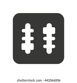 audio control panel isolated icon design