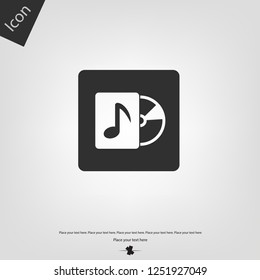 Audio disc icon