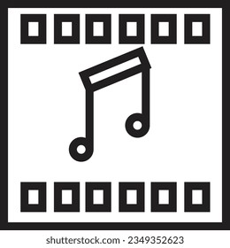 Icono de contorno de edición de audio