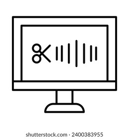 Audio Editing Icon Design For Personal And Commercial Use
