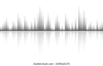 audio equalizer halftone background sound vector background, music background vector