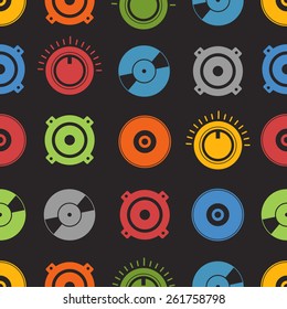 Audio equipment seamless background