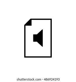 Audio file icon