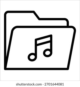 Audio File Icon Element For Design