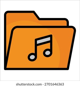 Elemento de icono de archivo de audio para diseño
