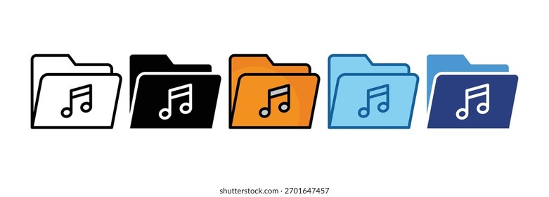 Elemento de icono de archivo de audio para diseño