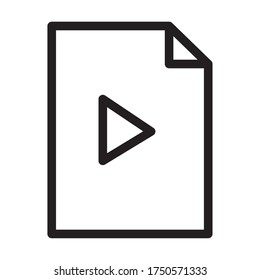 icono de archivo de audio sobre fondo blanco, estilo de línea, ilustración vectorial