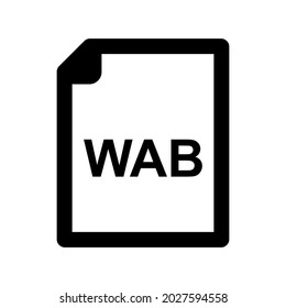 Audio file icon.music,format (vector illustration)