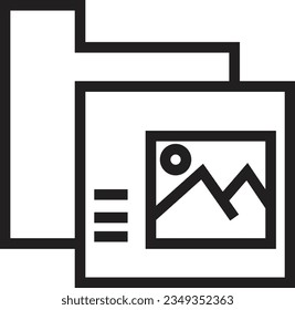 Icono de contorno de medios de la carpeta de audio