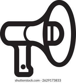 Audio hand speaker eps icon