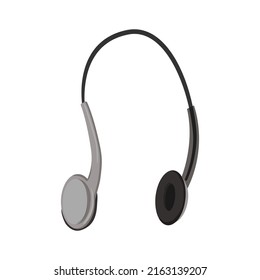 audio headphones color icon vector. audio headphones sign. isolated symbol illustration